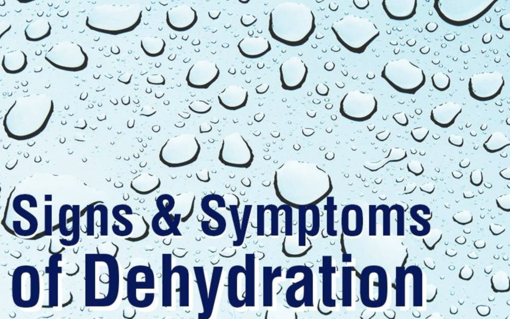 Signs of Dehydration: How to Recognize and Address It